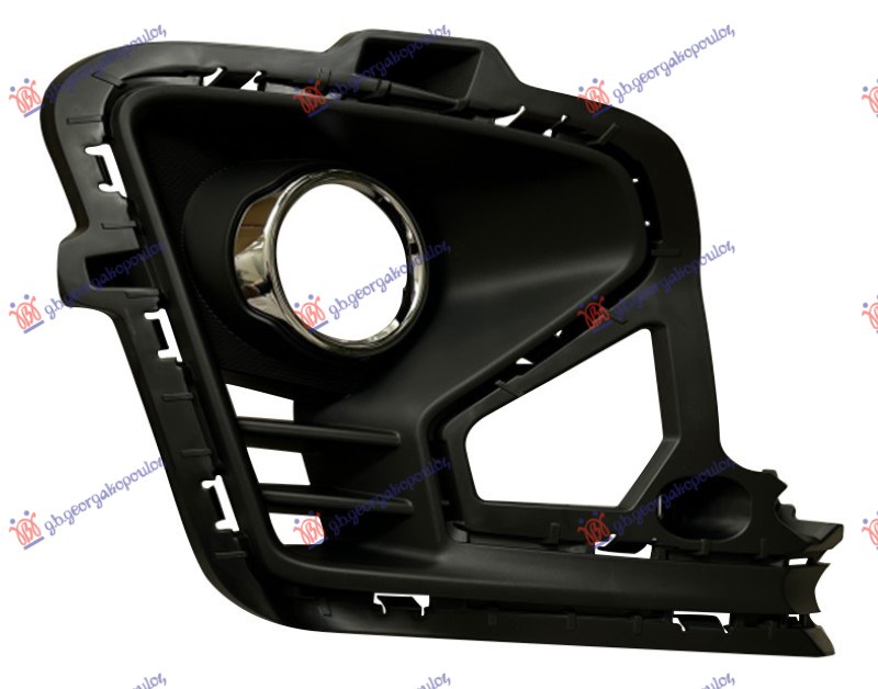 FRONT BUMPER GRILLE W/ FOG LAMP MOULDING CHROME