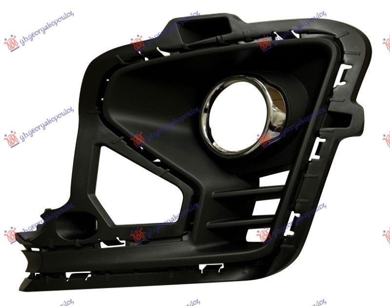 FRONT BUMPER GRILLE W/ FOG LAMP MOULDING CHROME