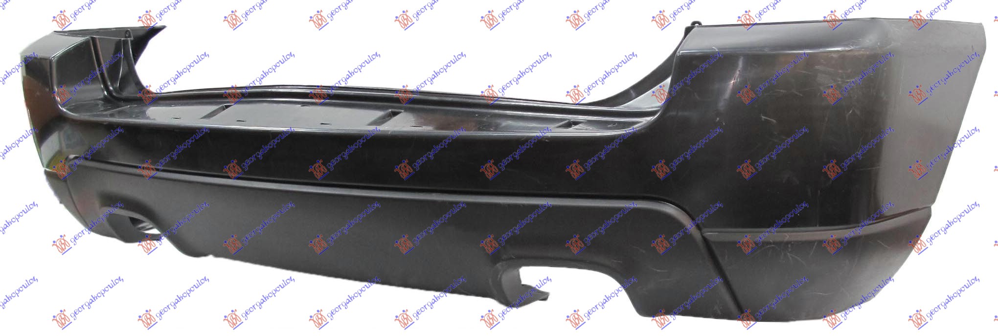 REAR BUMPER (W/2 EXHAUST HOLES)