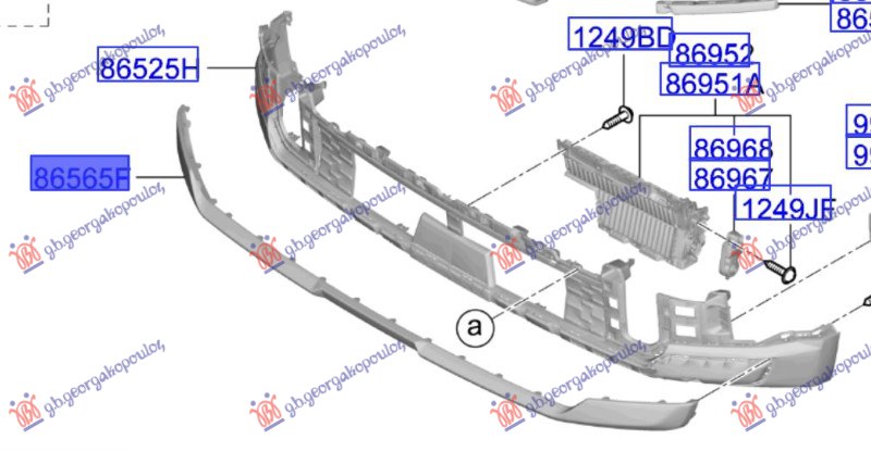 FRONT BUMPER SPOILER (ORIGINAL)