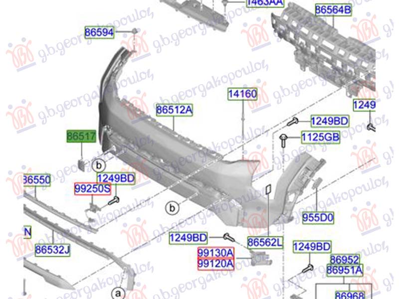 TOW HOOK COVER FRONT (ORIGINAL)