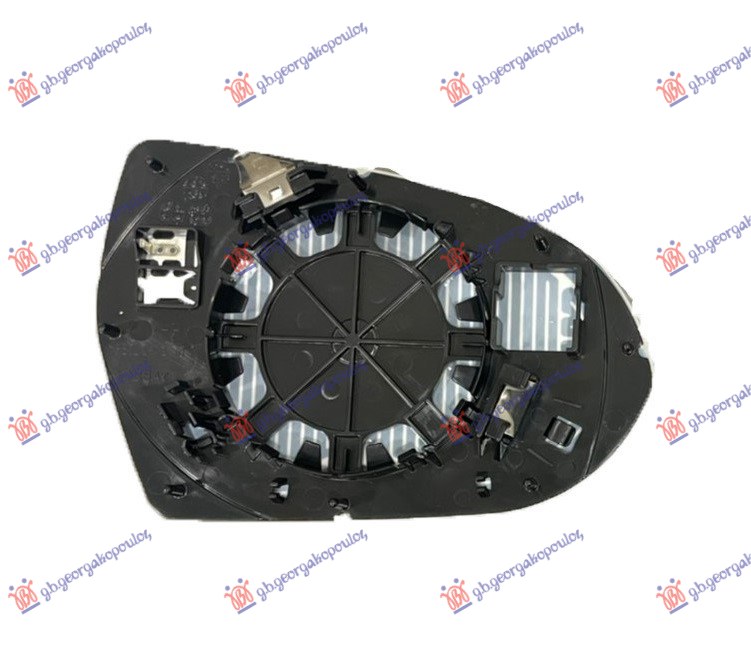 DOOR MIRROR GLASS HEATED (ASPHERICAL GLASS)