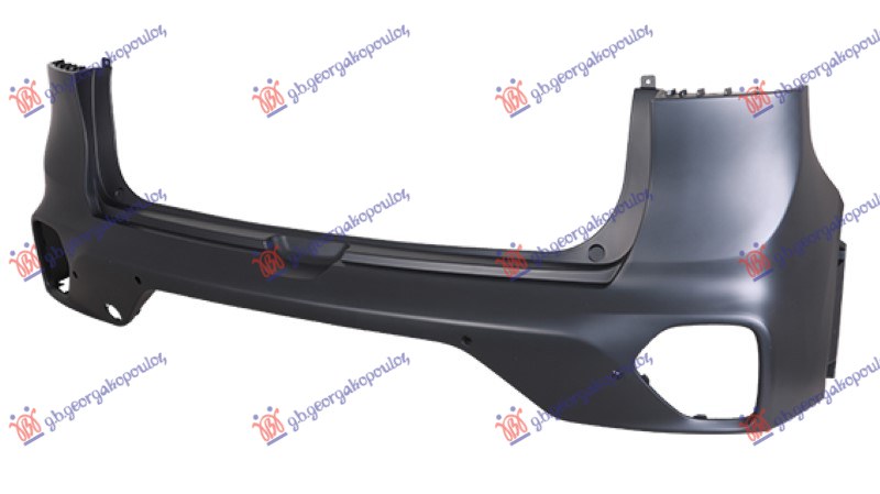 REAR BUMPER UPPER PRIMED (W/4 PDC)
