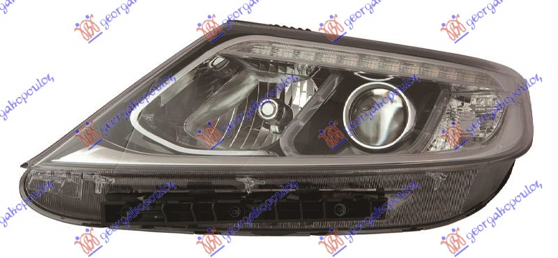 HEAD LAMP ELECTRICAL (H7/H7) W/LED DRL (DEPO)