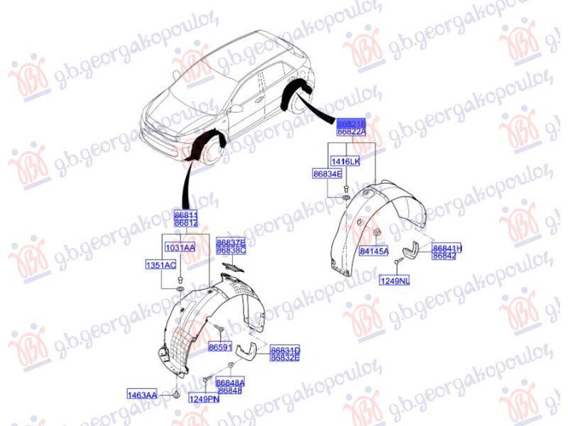 REAR INNER FENDER (ORIGINAL)