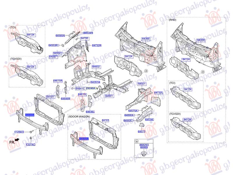 FRONT BUMPER REINFORCEMENT (ORIGINAL)