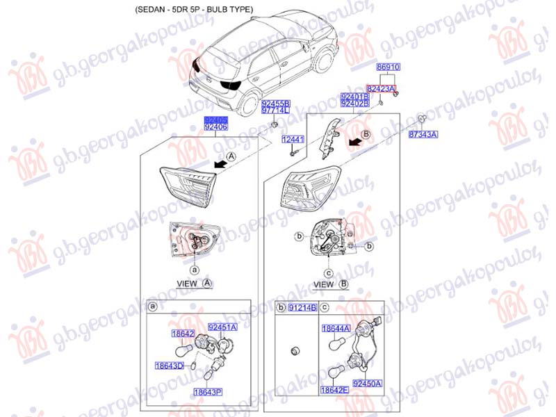 TAIL LAMP INNER LED (ORIGINAL)