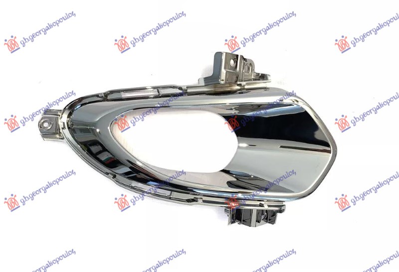 FRONT BUMPER GRILLE CHROME (W/ FOG LAMP HOLE)