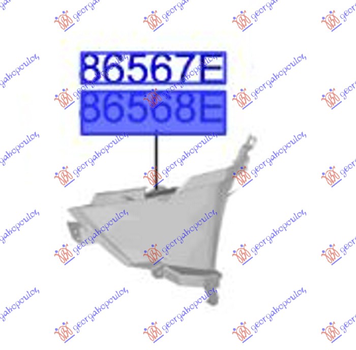 AIRDUCT FRONT BUMPER GT-LINE (ORIGINAL)