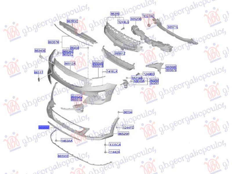 FRONT BUMPER SPOILER (ORIGINAL)
