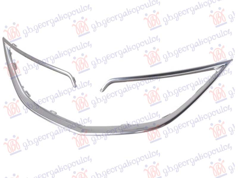 GRILLE FRAME CHROME 21-