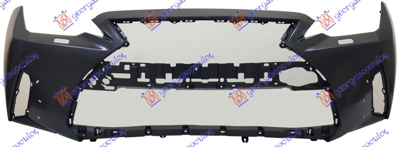 FRONT BUMPER PRIMED (F-SPORT) (W/WASHER HOLES)