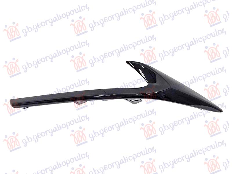 REAR BUMPER MOULDING GLOSS BLACK