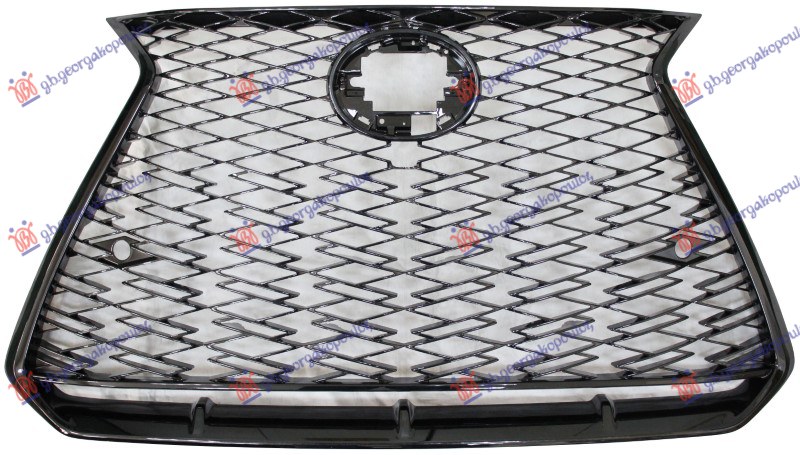 GRILLE GLOSSY BLACK (F-SPORT) (W/CAMERA HOLE) (W/2 PDC)