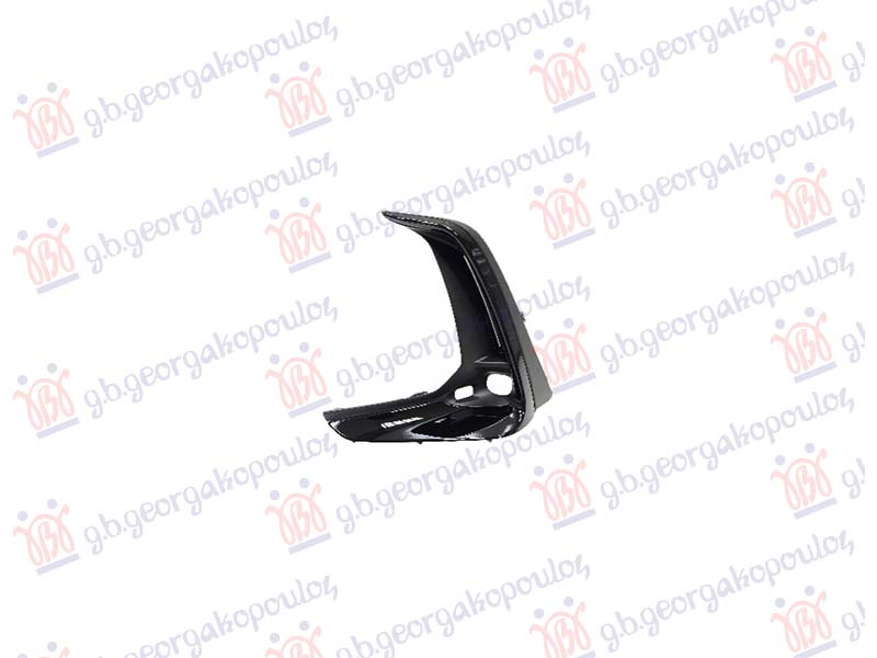 FRONT BUMPER GRILLE PAINTED BLACK (WITH FOG LAMP HOLE)