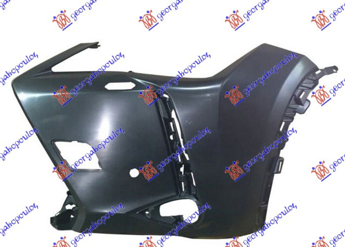 FRONT BUMPER SIDE PRIMED (W/1 PDC & WASHER HOLES) (A QUALITY)
