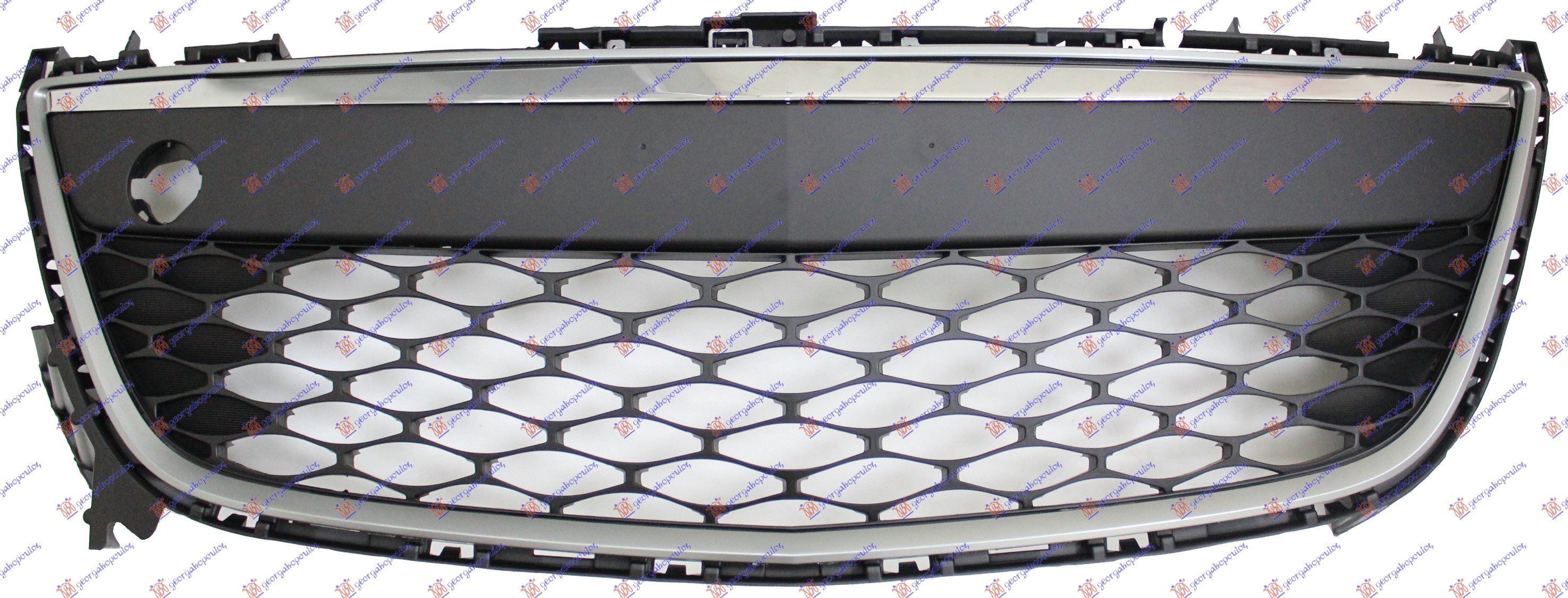 FRONT BUMPER GRILLE W/CHROME COMPLETE