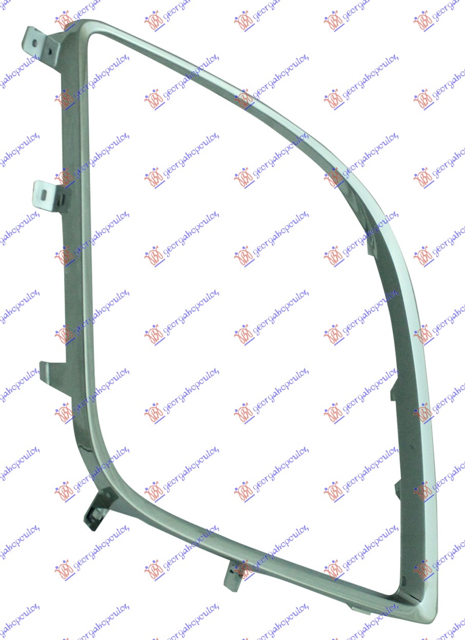 FRONT BUMPER GRILLE FRAME CHROME