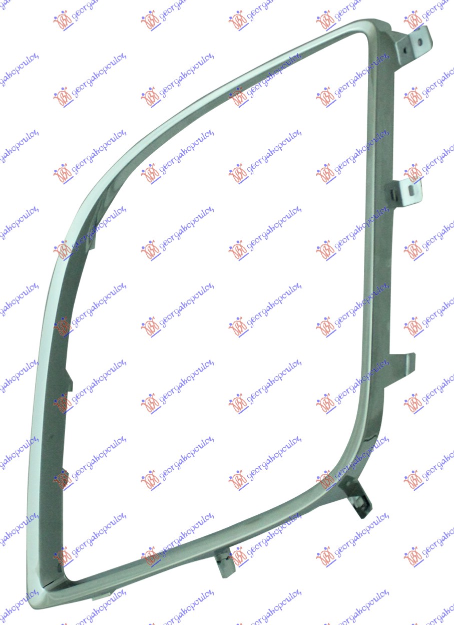 FRONT BUMPER GRILLE FRAME CHROME