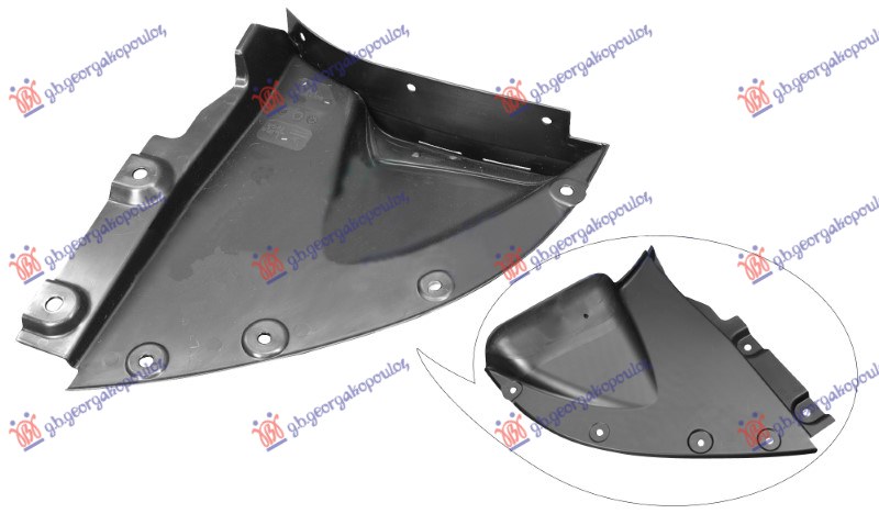 FRONT INNER PLASTIC FENDER (FRONT PART)
