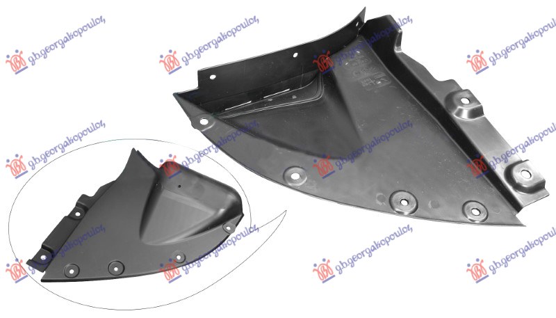 FRONT INNER PLASTIC FENDER (FRONT PART)
