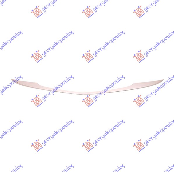 FRONT BUMPER MOULDING UPPER CHROME