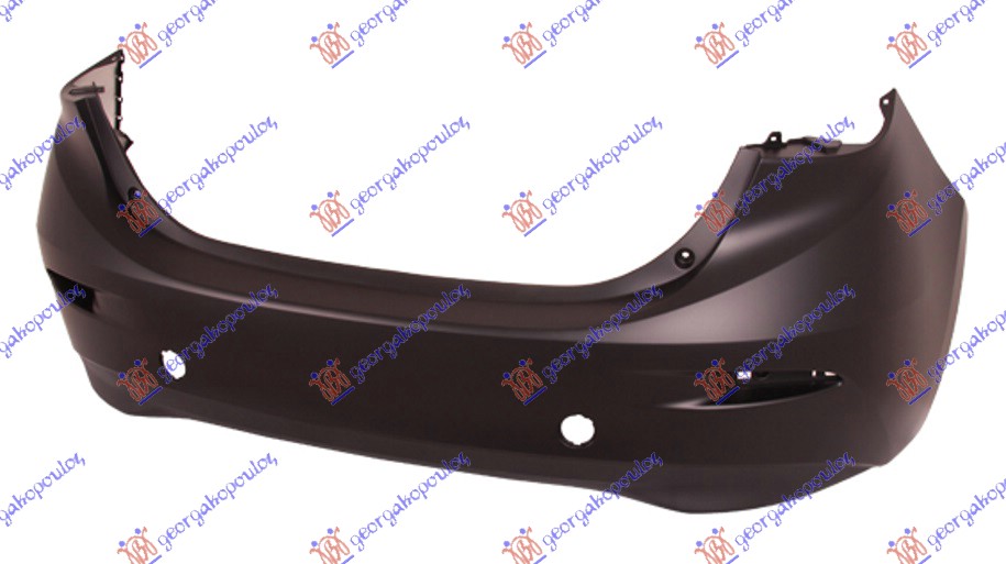 REAR BUMPER PRIMED (SEDAN) (A QUALITY)