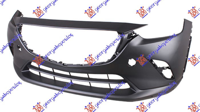 FRONT BUMPER PRIMED 2018- (A QUALITY)