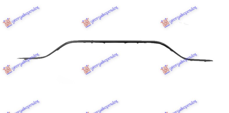 REAR BUMPER MOULDING BLACK POLISHED (AMG LINE)