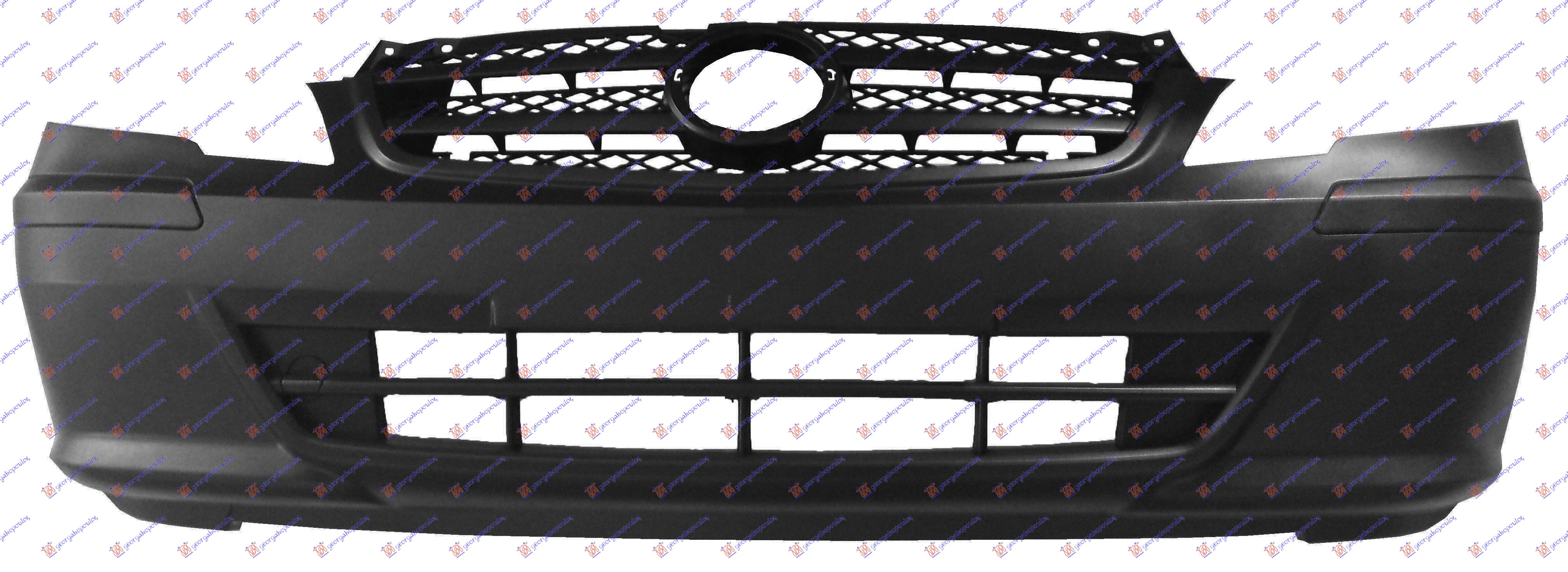 FRONT BUMPER (VITO) BLACK (W/GRILLE)