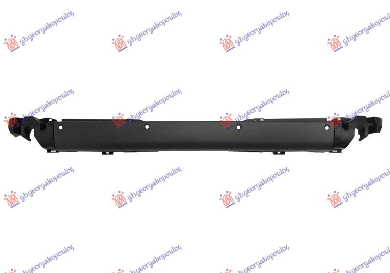 REAR BUMPER LIGHT GRAY (W/4 PDC) (A QUALITY)