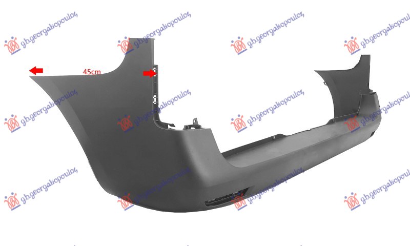 REAR BUMPER PRIMED
