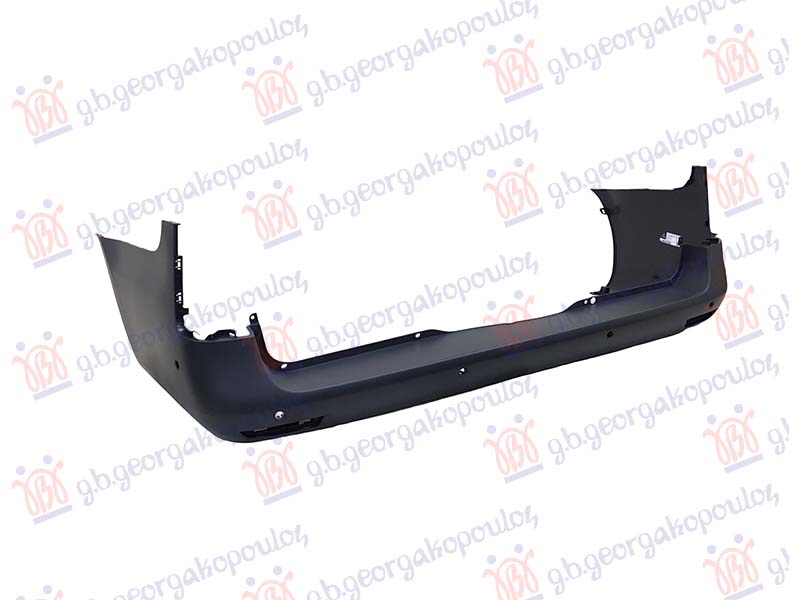 REAR BUMPER LONG CHASSIS (W/6 PDC HOLES) 2021-