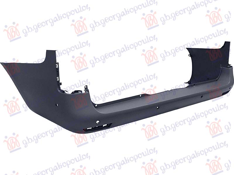 REAR BUMPER PRIMED LONG CHASSIS (WITH BLISS SENSOR BRACKETS & W/6 PDC) 2021-