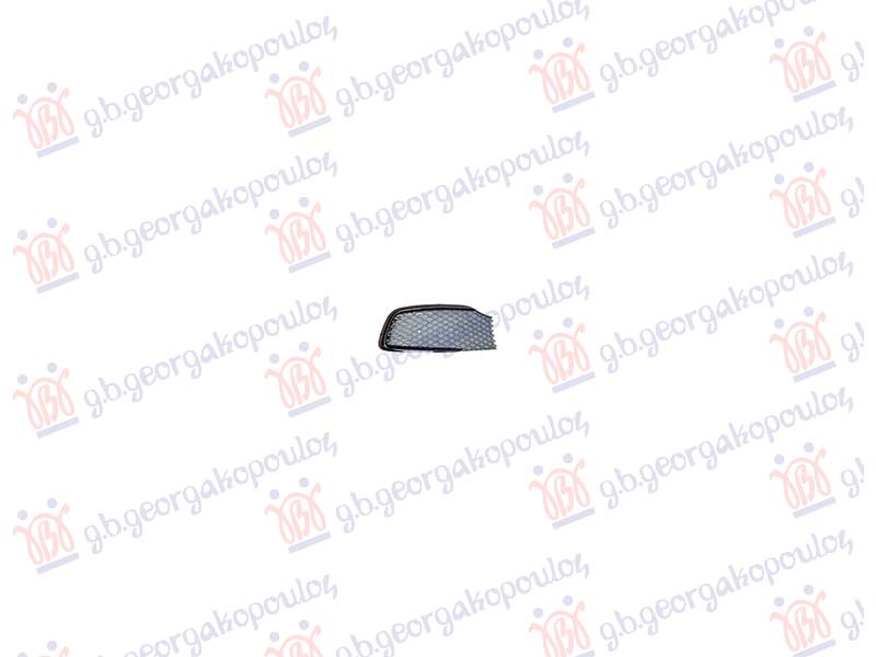 FRONT BUMPER GRILLE BLACK (W/GLOSS BLACK MOULDING)