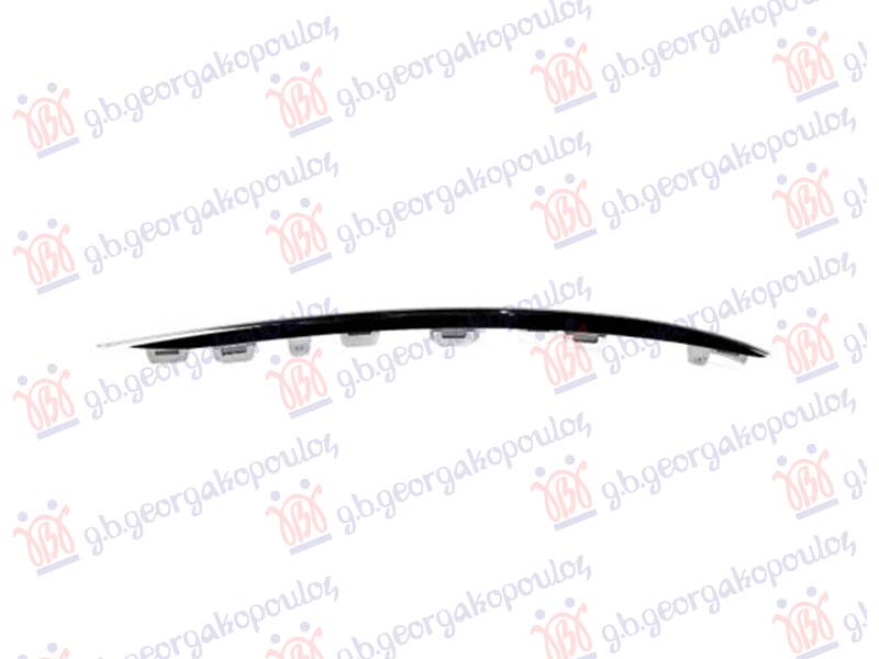 FRONT BUMPER SIDE GRILLE MOULDING UPPER GLOSSY BLACK (AMG-LINE)