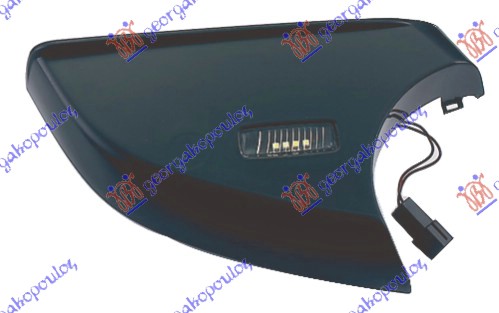 DOOR MIRROR COVER LOWER (W/FOOT LAMP) 2011-