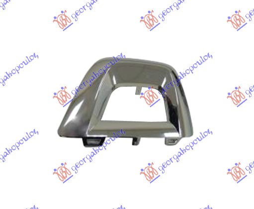 FRONT SPOILER OUTER FRAME CHROME (AMG LINE)