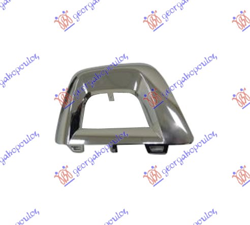 FRONT SPOILER OUTER FRAME CHROME (AMG LINE)