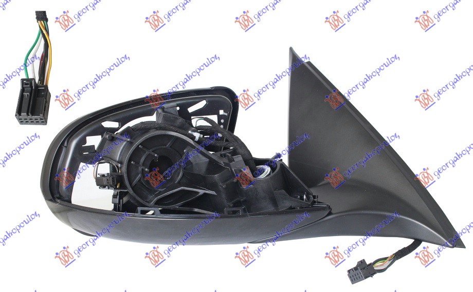 DOOR MIRROR ELECTRICAL HEATED (ONLY BODY) 7 PIN (A QUALITY)