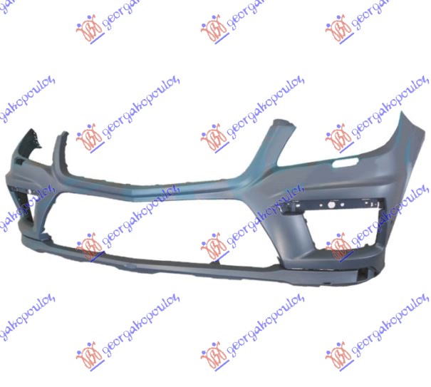 FRONT BUMPER PRIMED (W/2 PDC) (AMG LINE/GL63 AMG)