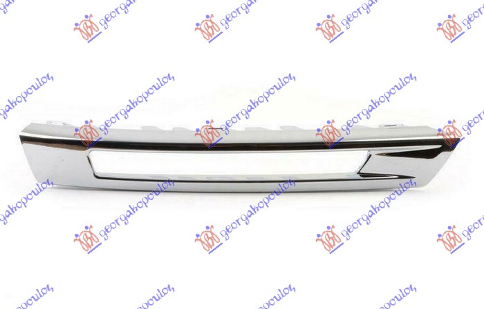FRONT BUMPER GRILLE FRAME CHROME (W/DRL)