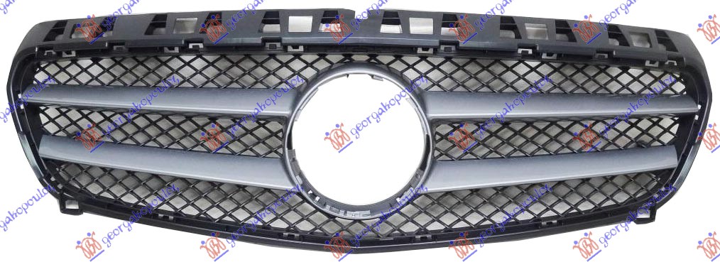 GRILLE BLACK/SILVER GRAY