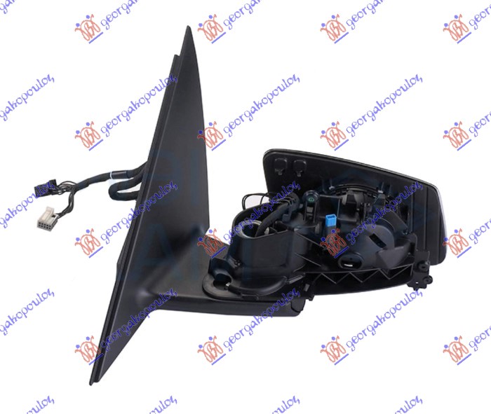 DOOR MIRROR ELECTRICAL HEATED FOLDABLE (W/MEMORY) (W/O COVER) (A QUALITY) (ASPHERICAL GLASS)