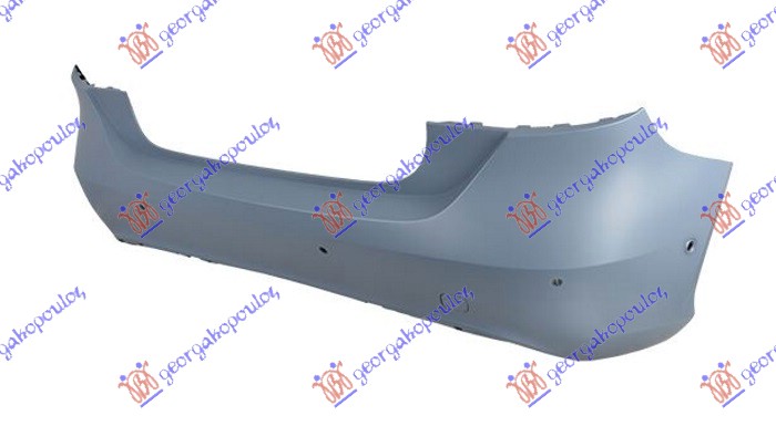 REAR BUMPER PRIMED (W/6 PDC) (A QUALITY)
