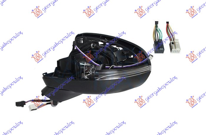 DOOR MIRROR (ONLY BODY) ELECTRICAL HEATED W/MEMORY (W/SIDE LAMP) (11 PIN) (A QUALITY)