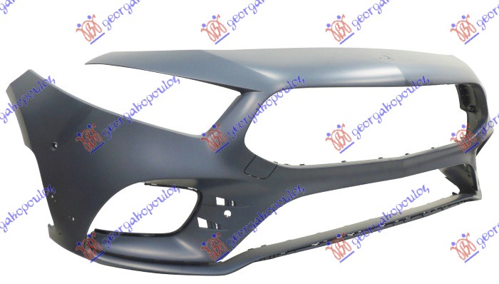 FRONT BUMPER PRIMED (W/4 PDC & CAMERA) (AMG-AERO PKG)