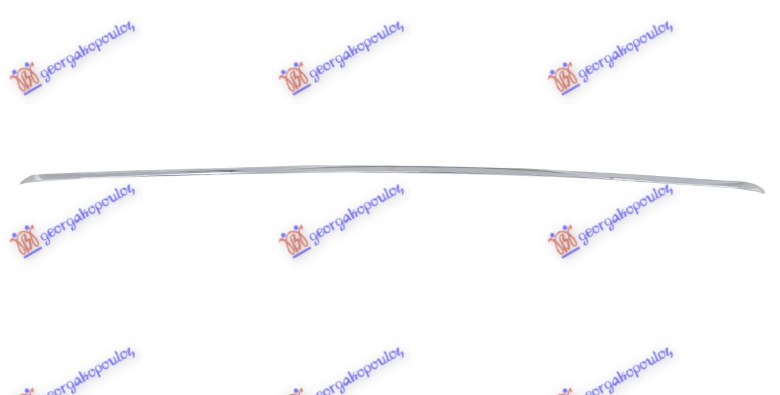 REAR BUMPER CENTER MOULDING CHROME 09-