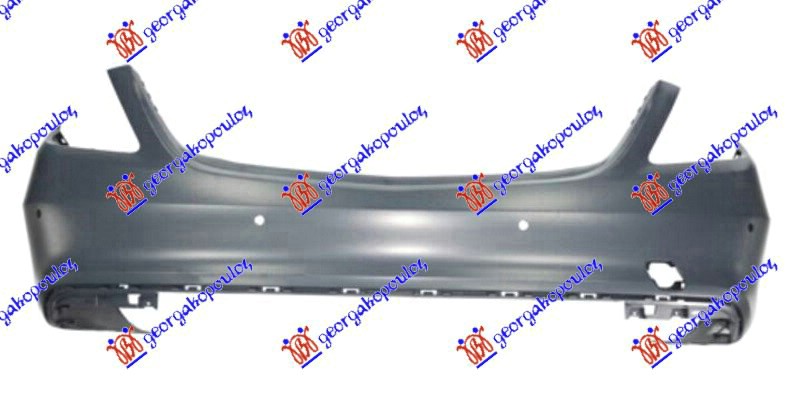 REAR BUMPER PRIMED (W/6 PDC) (AMG LINE)