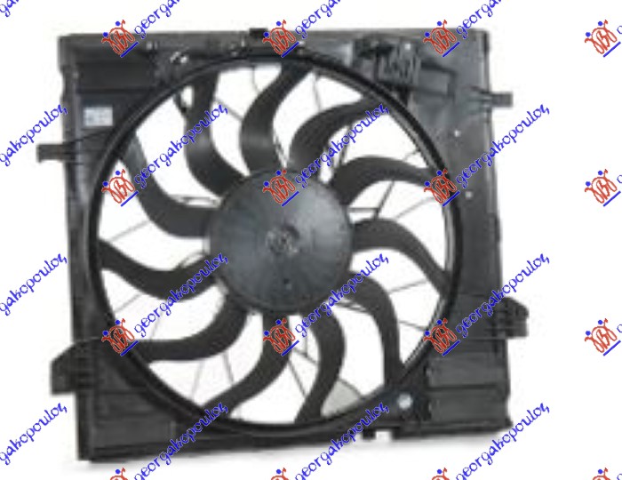 COOLING FAN 3.5-5.5 PETROL - 2.2-3.0 DIESEL (505mm) (850W) (4PIN)
